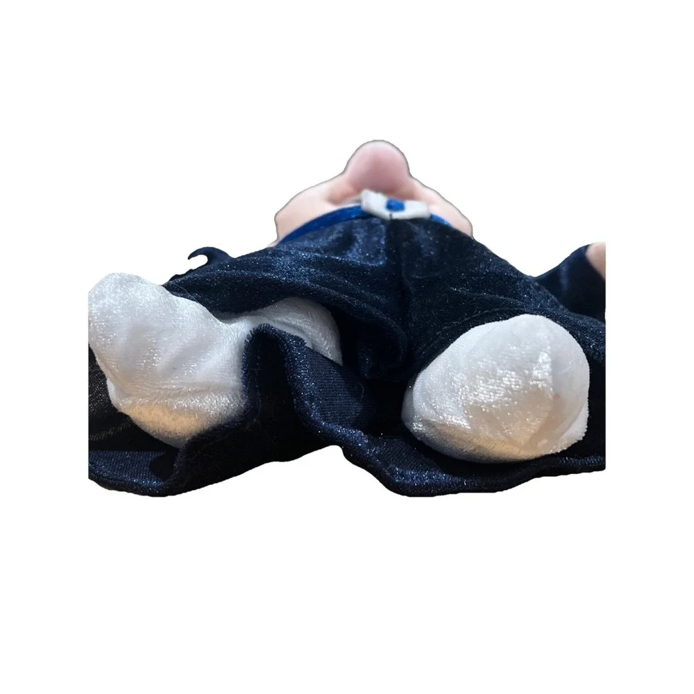 Disney Store‎ Dopey Plush Stuffed Doll Small Blue Robe Soft Toy Dwarf Snow White